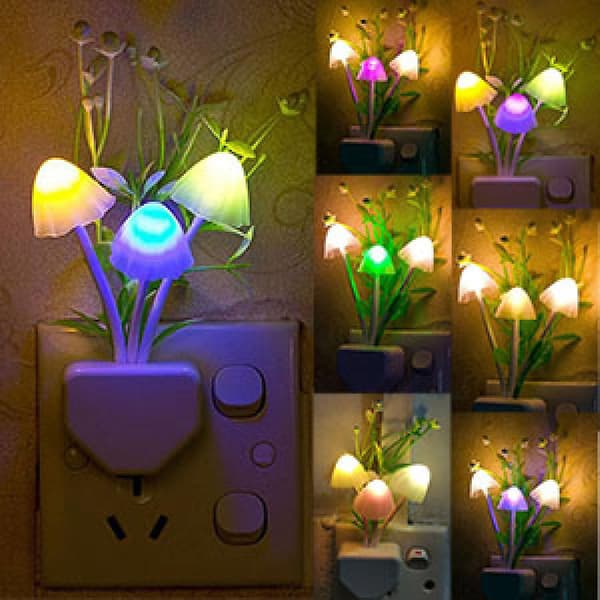 2-pakning LED-sensor nattlys plug-in nattlys
