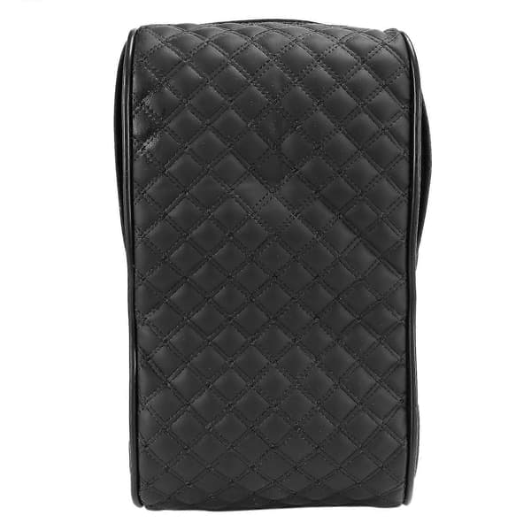 Bil Armstöd Box Mattor Memory Foam Fordon Armstöd Box Kuddar Läder Konsolskydd Styling Interiör（svart）