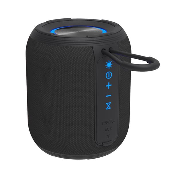 Bluetooth Audio Stoffhøyttaler Plug-In Mini Stereo Utendørs Bluetooth-høyttaler Ekstern Lys Sammenkobling