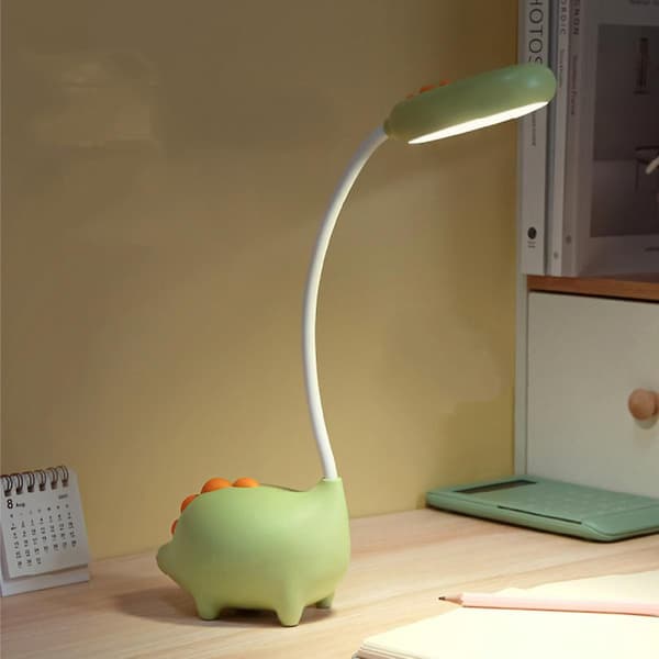 Unik dinosaur bordlampe LED natlys til børn trådløs