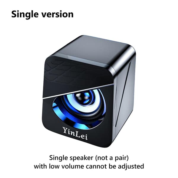Datamaskinhøyttalere Datamaskin Stereo Bluetooth Liten Høyttaler Subwoofer Hjemme Stasjonær Datamaskin Bærbar USB-kabel Mini Høyttaler Stasjonær Salg