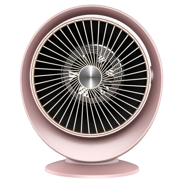 Mini varmevifte, liten elektrisk bordvarmer for hjemmet, Creative Desktop hurtigvarmer (rosa 1 stk)