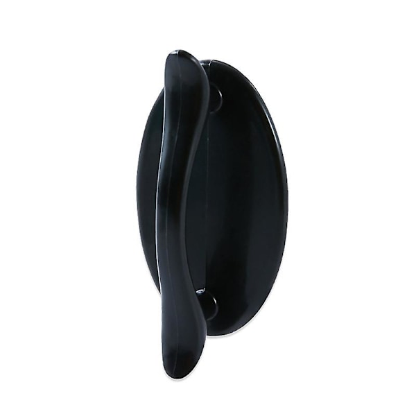 6 Pieces Self Adhesive Door Handle Cabinet Drawer Knobs Door Instant Handle Window , Black 9*4.6*3cm