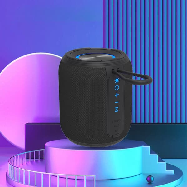 Bluetooth Audio Stoffhøyttaler Plug-In Mini Stereo Utendørs Bluetooth-høyttaler Ekstern Lys Sammenkobling