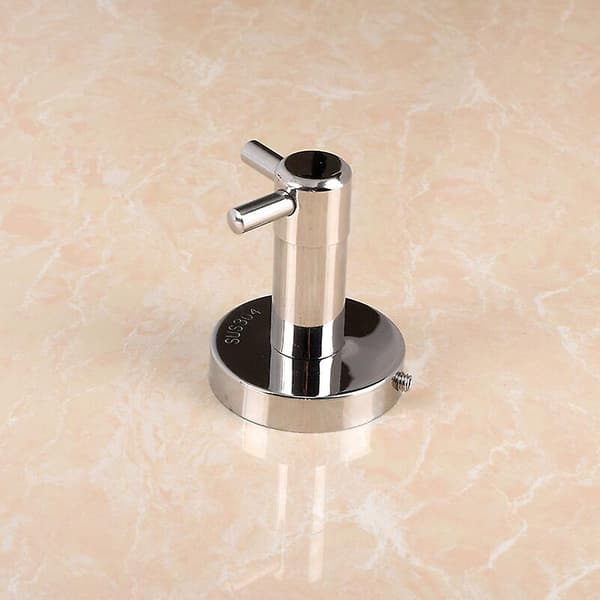 Ruostumattomasta teräksestä valmistetut koukut kylpyhuonekoukut keittiökoukut - 6*6cm, 2kpl