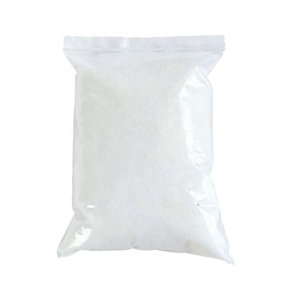 Kunstig sne 300g kunstig sne vinterdekoration håndværk tilføjer plast PE 23x6 cm