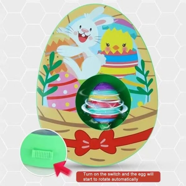 Glad påskägg dekorationssats påsk DIY målade ägg med 8 färgglada snabbtorkande giftfria markörer
