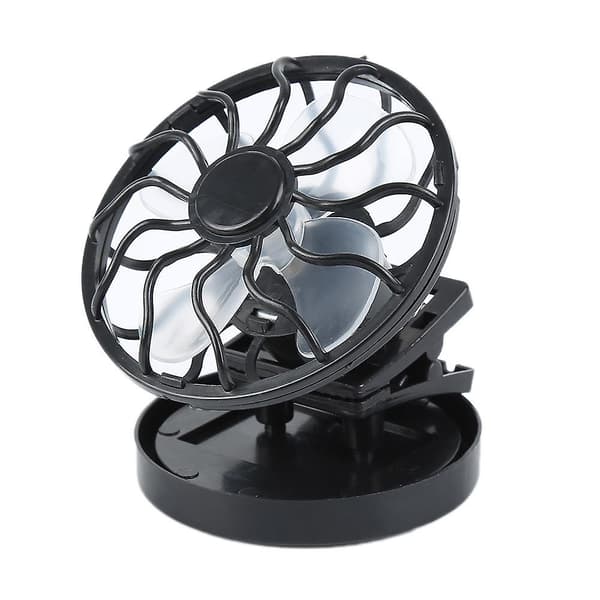 Mini-ventilator bærbar køleventilator Clip-on Outfoor solenergi campingventilator Bjergbestigning Vildmarksoverlevelseshætte Clip Cooler-ventilator