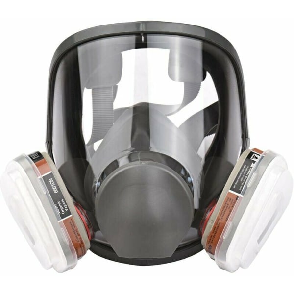 GTA Återanvändbar Full Protection Respirator 16 in 1 Organic Vapor Respirator Mask för målning, polering, svetsning och annan arbetssäkerhet
