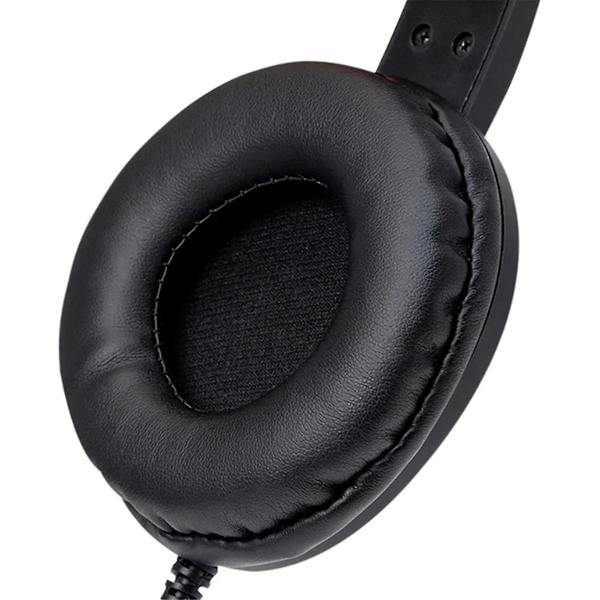 Langallinen USB-kuulokemikrofoni, puhelinkeskuskuulokkeet, melunvaimennus, tietokoneelle, PC:lle, kannettavalle tietokoneelle (musta)