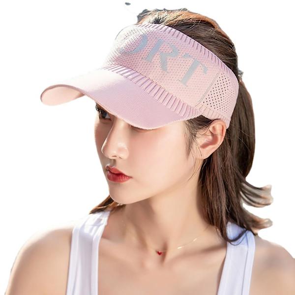 Rosa Free Size Foldbar Solbeskyttelse Visor Hat