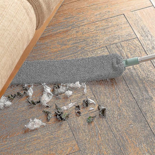 Retractable Long Handle Gap Dust Cleaner Sofa Bed Bottom Cleaning Brush Tool_h