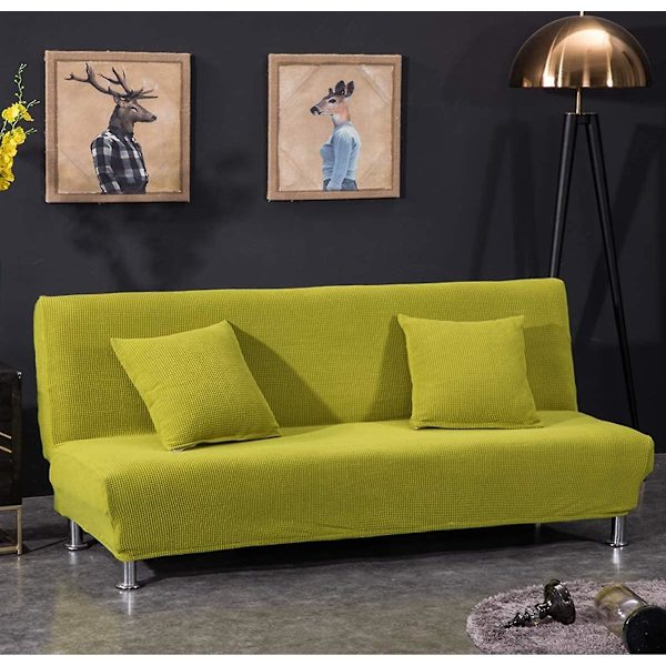 Sofaovertrekk uten armlener, stretch overtrekk for sovesofa