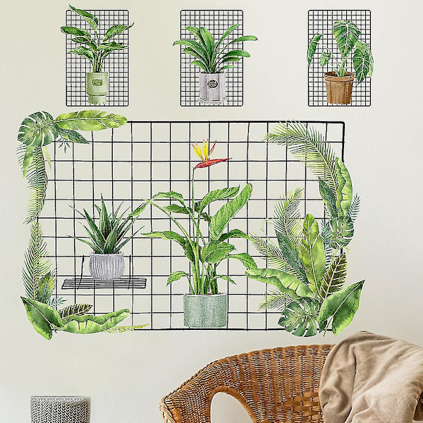 Numb Grid Planter Mærkat Mærkat
