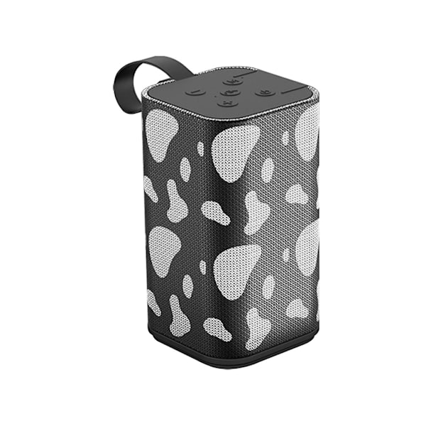 IPX7 bærbar Bluetooth-høyttaler True Wireless Stereo BT5.0 Surround Sound-høyttaler for festcamping (svart)