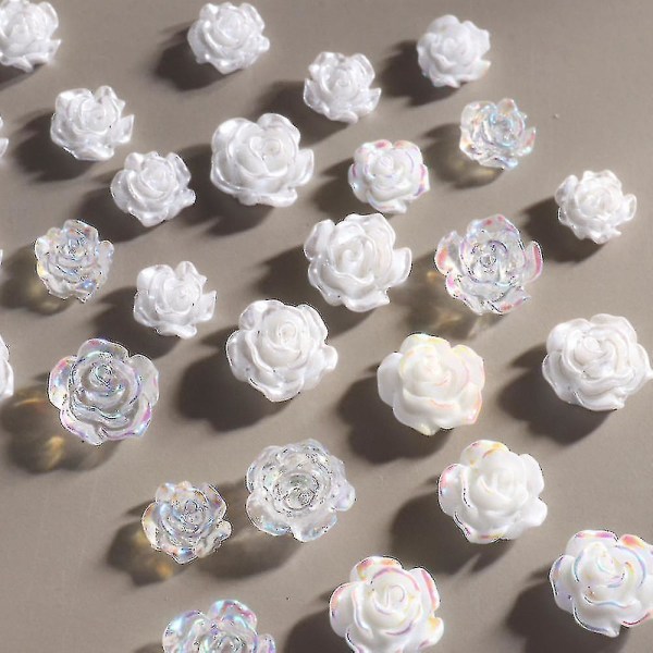 90st Flower Nail Art Charms - Camellia Design Acrylic Nail Art Supplies