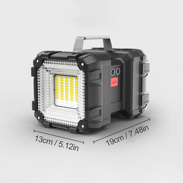 P50 45LED Lys USB Dobbel Søkelys Håndholdt Lommelykt（H）