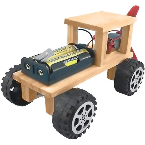 Trä DIY elektrisk power Fysisk vetenskap Experiment Toy Kid Barn Fysik Lärande Vetenskap