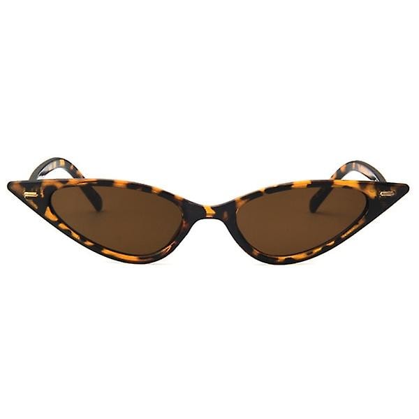 Brun Leopard Slim Solbriller Brun Glass Brun