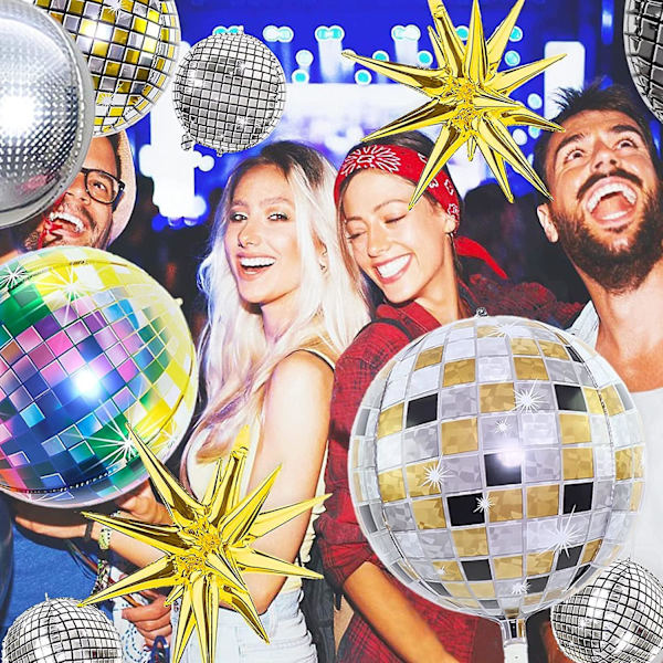 Disco-palloja (18 kpl, 22 ja 10 tuumaa)