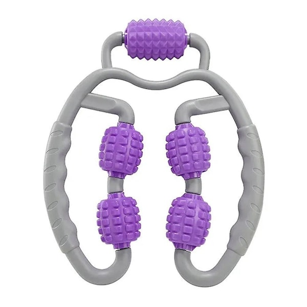 Muskelmassager, Ring Foam Massage Roller Clamp, handhållen benmassager, multifunktionell muskelavslappning