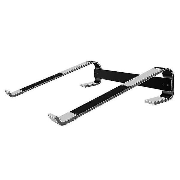 Aluminium Laptop Stativ Skridsikker Laptop Køling Holder Notebook Støtte - Sort