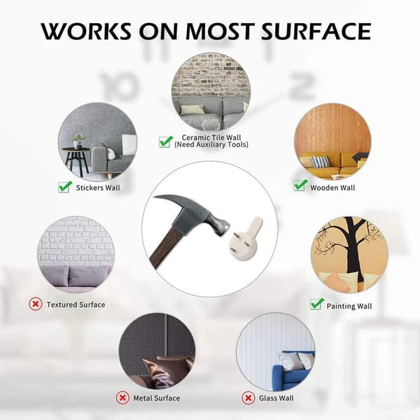 DIY 3D Väggklocka Modern Design Väggklocka Väggdekal Dekorativ Klocka Kontor Vardagsrum Sovrum Klocka Gåva Heminredning Quartz Klocka