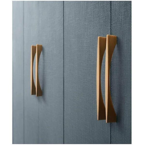 2 stk. møbelgreb køkkenskabsgreb møbelgreb T-stang dørgreb (hulafstand 160 mm, kaffe)