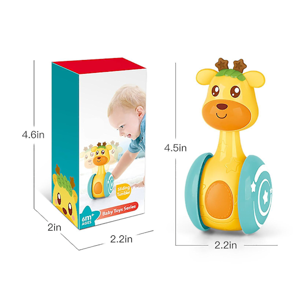 Baby Leksaker För Pojkar Och Flickor 3-6 År Baby Skallror Tumbler Dockan Baby Leksaker.