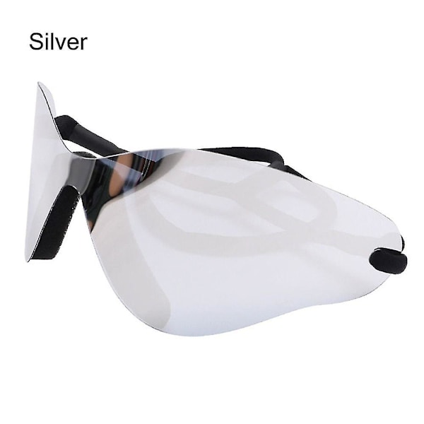 Oversized Punk Ramlösa Solglasögon Kvinnor Män Y2k Sports Solglasögon För Damer 2022 Mode Goggle Nyanser Glasögon（Silver）