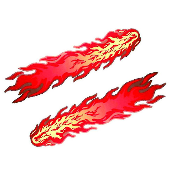 2 ark klistermærker bil flamme klistermærke diy bil klistermærke klistermærke gran bil klistermærke dekoration