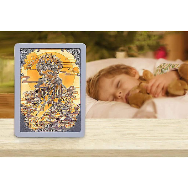 2024 Väggstrålkastare Nattljus 3d Pappersutskärning Nattljus Usb Power Up Mood Light Dekorativ Skrivbord