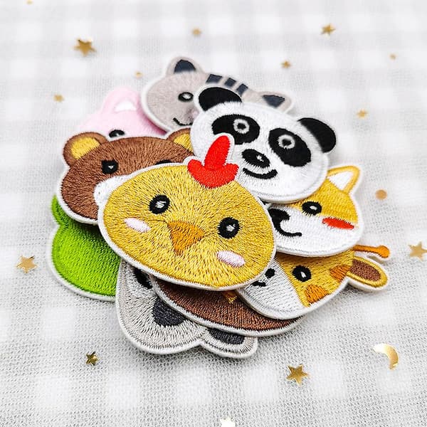 Dww-Bear broderad tygmärke 11 stycken-söt
