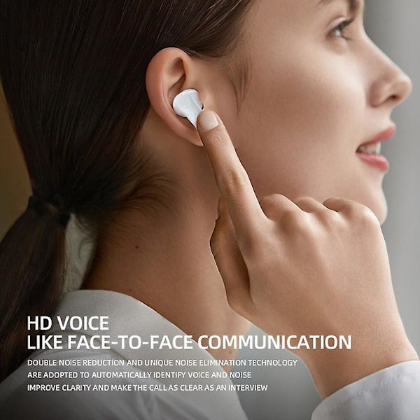 Tws Langaton Bluetooth 5.2 Kuuloke Mini Kosketusohjaus Korvanappikuulokkeet Hifi Stereoääni Kuulokkeet Melunvaimennus Handsfree Ajo Urheilu Kuulokemikrofoni W