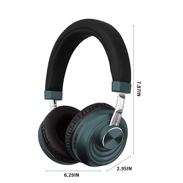 Metallinen kuulokemikrofoni Älykäs langaton melunvaimennus Taitettava Bluetooth-kuulokkeet Musiikki Urheilu Erittäin pitkä valmiusaika Langattomat kuulokkeet