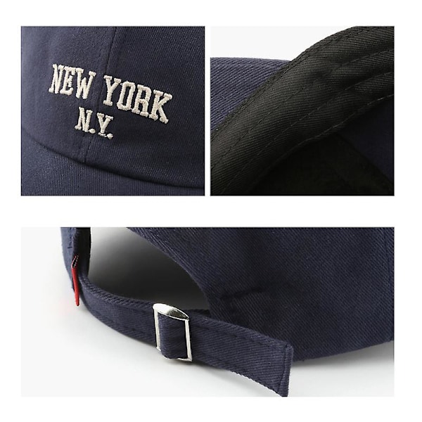 Baseball Ny Hat Herrehatt En Størrelse New York Baseball Cap - Herre Tilbehør（hvit）