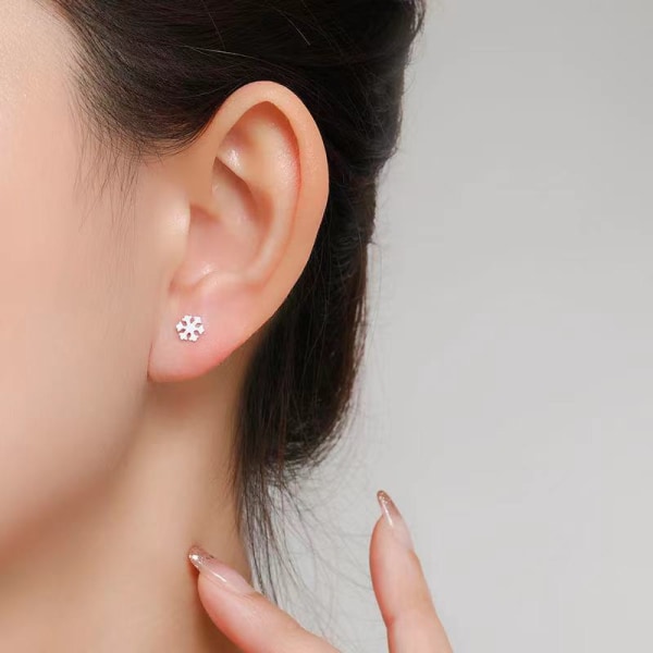 S999 Pure Silver Ear Nail Hona 5 par