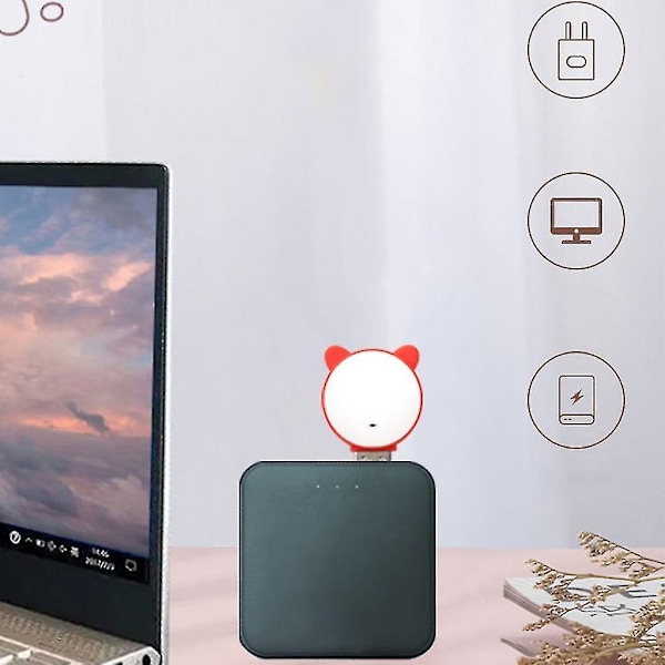 Usb stemmestyrt universell dekorativ lampe hjemmefest LED atmosfærelys