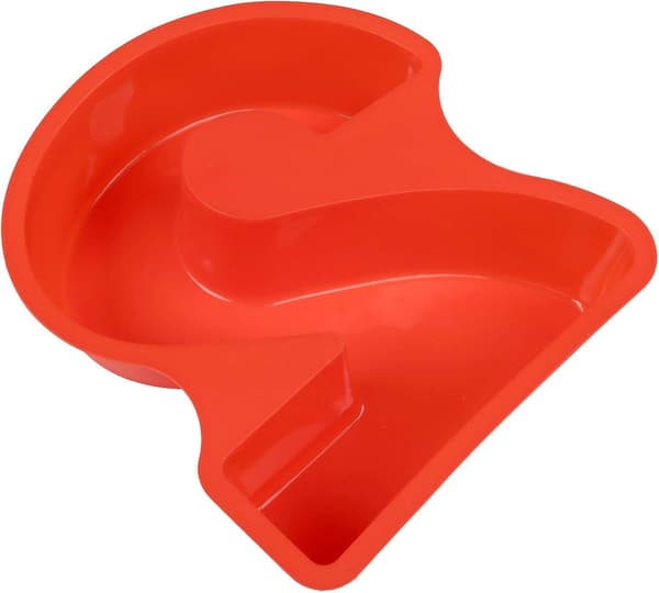 Kageform Silikone Tal Store Tal Bageform 20 x 25 cm rød-2
