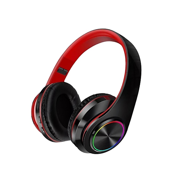 Päässä pidettävät taitettavat TWS-kuulokkeet Langaton Bluetooth 5.0 Kuulokemikrofoni FM/TF-kortti Aux-in-toiminto 7-värinen gradienttiaukko Sisäänrakennettu mikrofoni