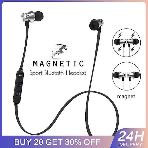 Trådløs magnetisk Bluetooth-headset Fitness Sport-headset håndfri mikrofon støjreduktion Gaming-headset til CS PC bærbar computer