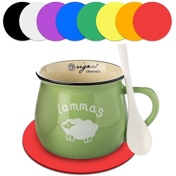 8-pack Gummigrepp för Burk Rund Köksunderlägg Flasköppnare