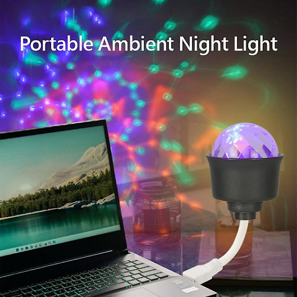 Usb-lys, usb-omgivelseslys, atmosfærelys, farvelys, nattelys, farverigt lys, omgivelseslys, lys, atmosfæredekoration, dekorativt lys A