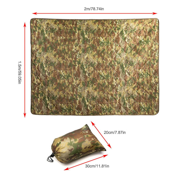 Peitto Camping Ulkona Peitto - Camouflage Loistava Campingiin, Ulkona