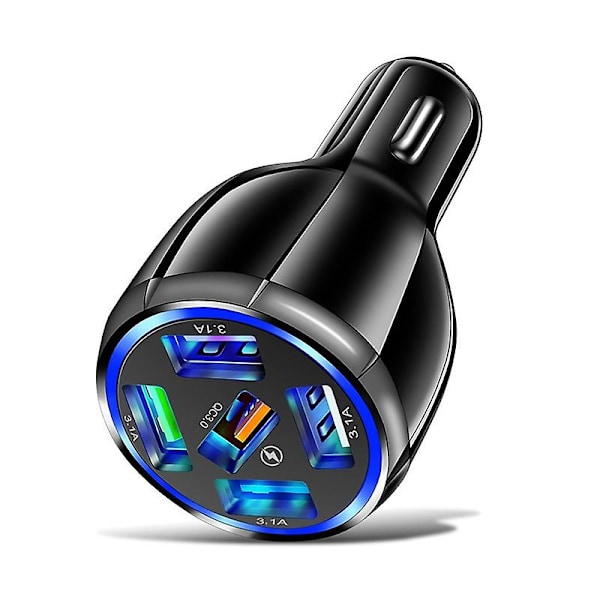 15a 5usb Hurtiglading Billader Qc3.0 5 Porter Billader 15a Lader Mobiltelefon Lading I Bil Billader Usb Biler