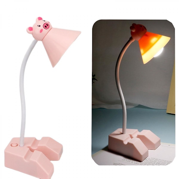 Natlampe til soveværelse, mini børns tegneserie foldbar