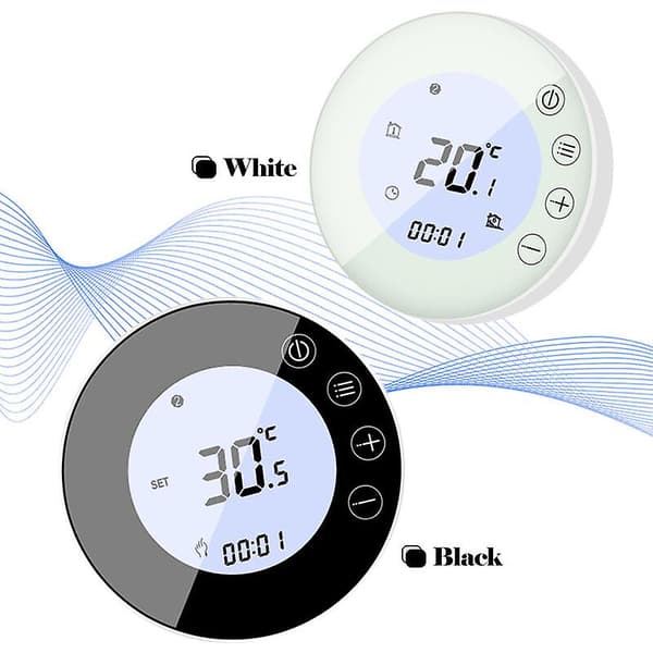 Smart WiFi-termostat med LCD-display Smart Radiatortermostat APP-kontroll inomhus Programmerbar konstant temperaturregulator Digital programmerbar