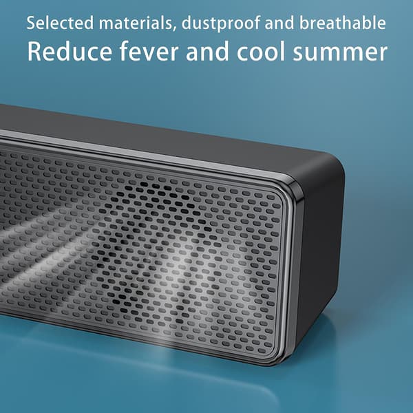 Computerhøjttalere Bluetooth Lille Højttaler Subwoofer Notebook Computer Multimedia Bluetooth Audio Kan Være Kablet Eller Bluetooth Udsalg（Sort）