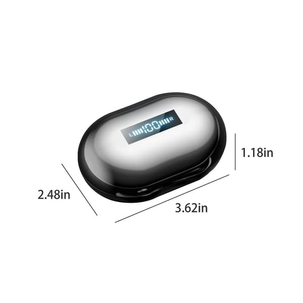 5.3 Over-Ear Tre True Digital Display Trådløst Bluetooth-hodesett