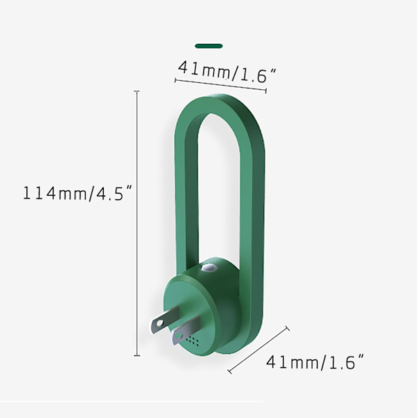 Frekvensomforming ultralyd myggdreper med LED-sovelys
